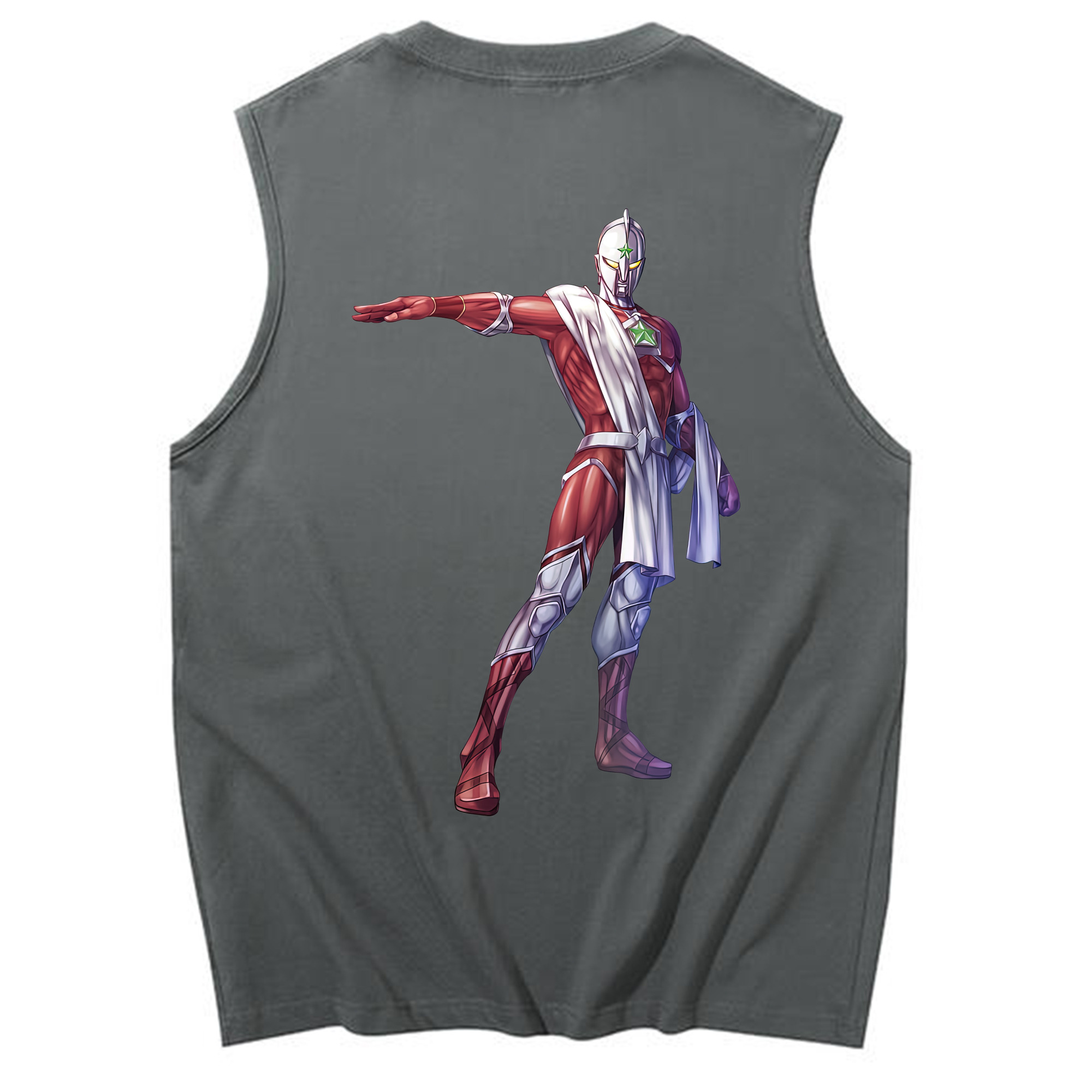 （画像用） ウルトラマン Ultraman コットン100％タンクトップ（背面プリント）